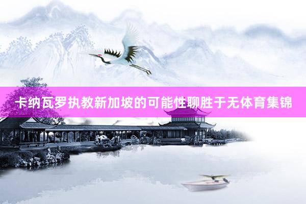 卡纳瓦罗执教新加坡的可能性聊胜于无体育集锦
