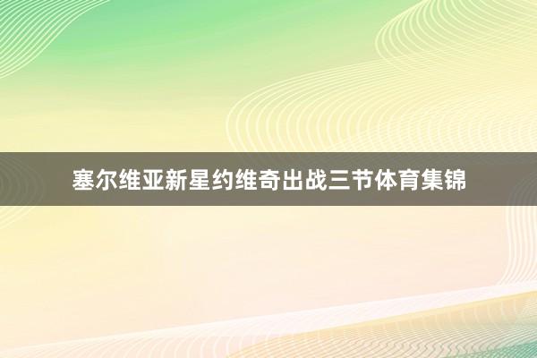 塞尔维亚新星约维奇出战三节体育集锦