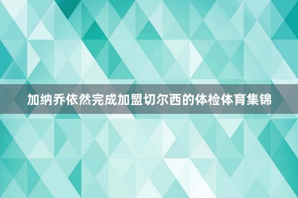 加纳乔依然完成加盟切尔西的体检体育集锦