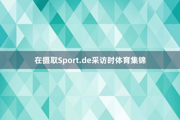 在摄取Sport.de采访时体育集锦