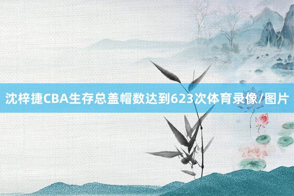 沈梓捷CBA生存总盖帽数达到623次体育录像/图片