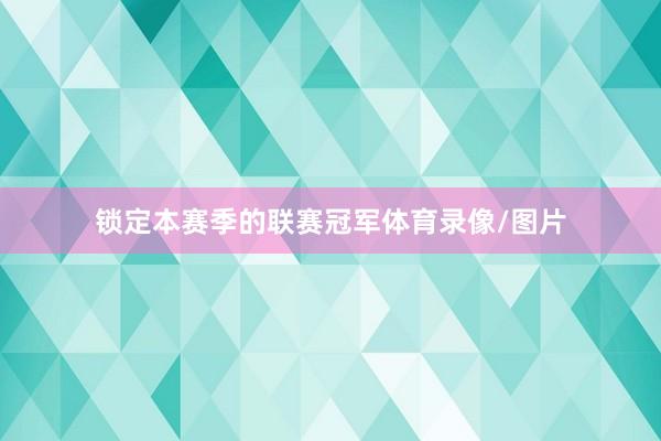 锁定本赛季的联赛冠军体育录像/图片