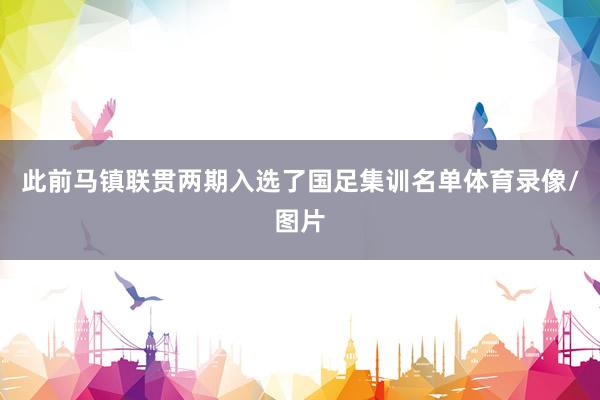 此前马镇联贯两期入选了国足集训名单体育录像/图片