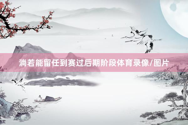 淌若能留任到赛过后期阶段体育录像/图片